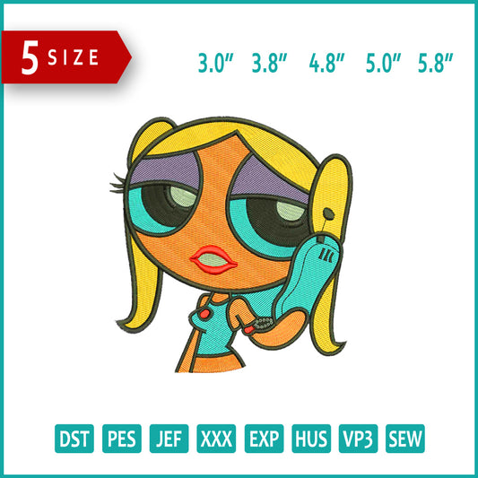 Bubbles v2 Embroidery Design Files - 5 Sizes