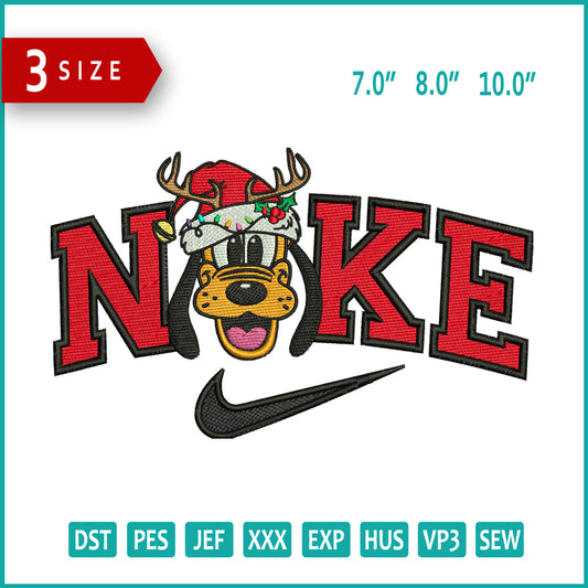 Nike Pluto v2 Embroidery Design Files - 3 Size's