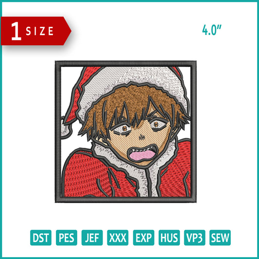 Santa Denji Embroidery Design Files - 1 Size
