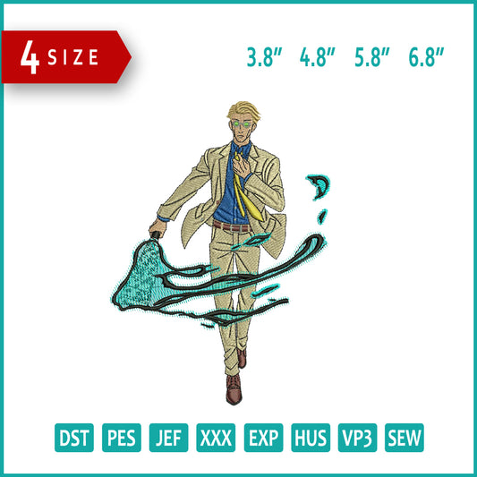 Jujutsu Kaisen v4 Embroidery Design Files - 4 Size's