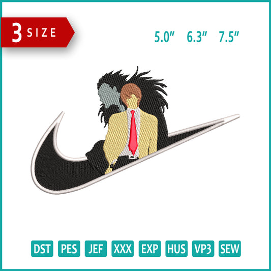 Death Note Embroidery Design Files - 3 Size's