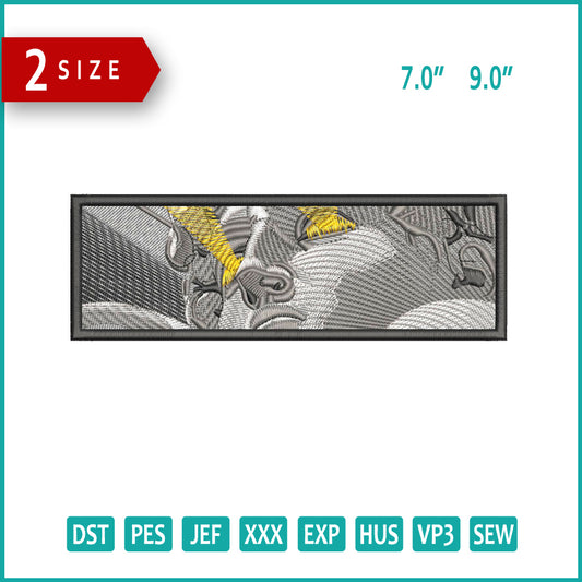David Laser v2 Embroidery Design Files - 2 Size's