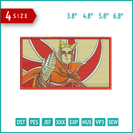 Byron v2 Embroidery Design Files - 4 Size's