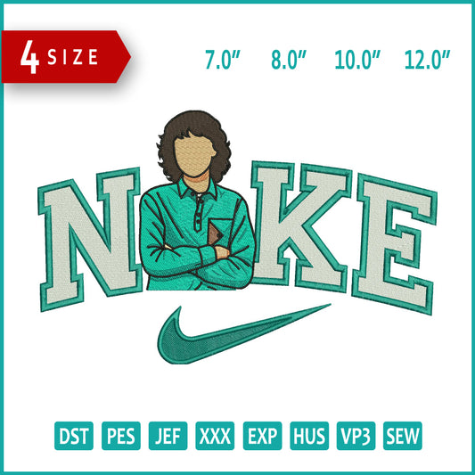 Nike Mike Stranger Things Embroidery Design Files - 4 Size's