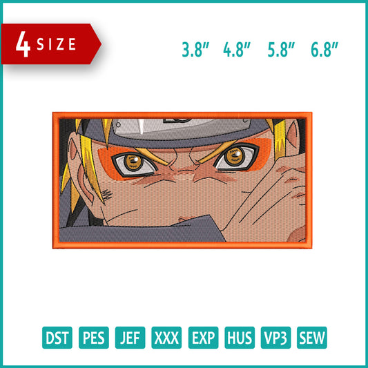 Naruto Uzumaki v6 Embroidery Design Files - 4 Sizes