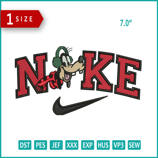 Nike Goofy v4 Embroidery Design Files - 1 Size