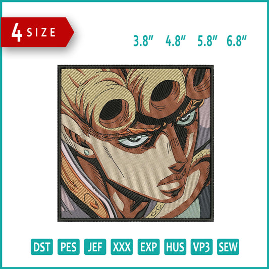 JoJo Bizarre Adventure Embroidery Design Files - 4 Size's