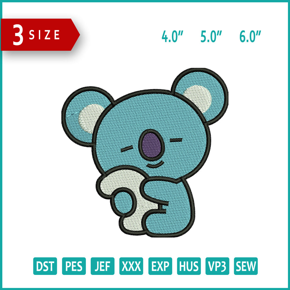 Koya Embroidery Files - 3 Size's