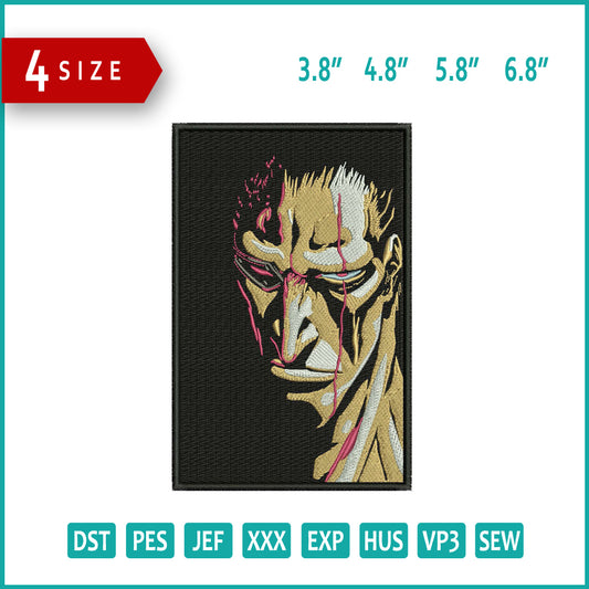 Bleach Embroidery Design Files - 4 Size's