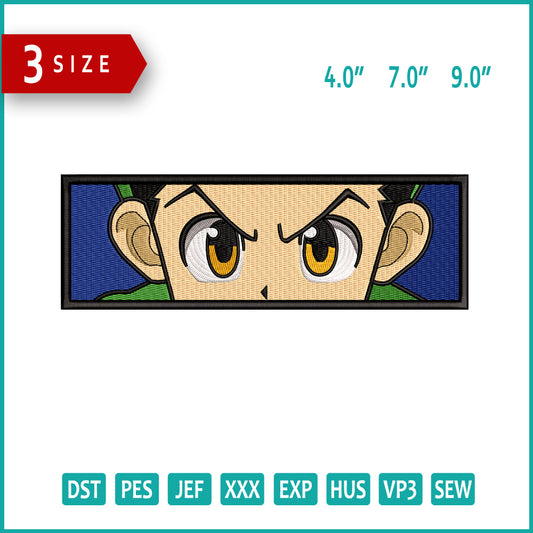 Gon Freecss v3 Embroidery Design Files - 3 Size's
