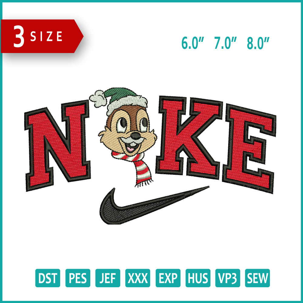 Nike Dale Embroidery Design Files - 3 Size's – Online Embroidery Designs