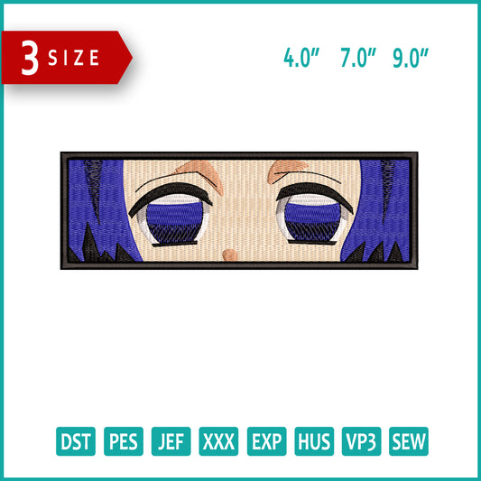 Shinobu Eyes Embroidery Design Files - 3 Size's