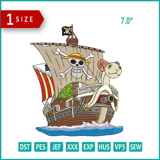 Barco One Piece Embroidery Design Files - 1 Size