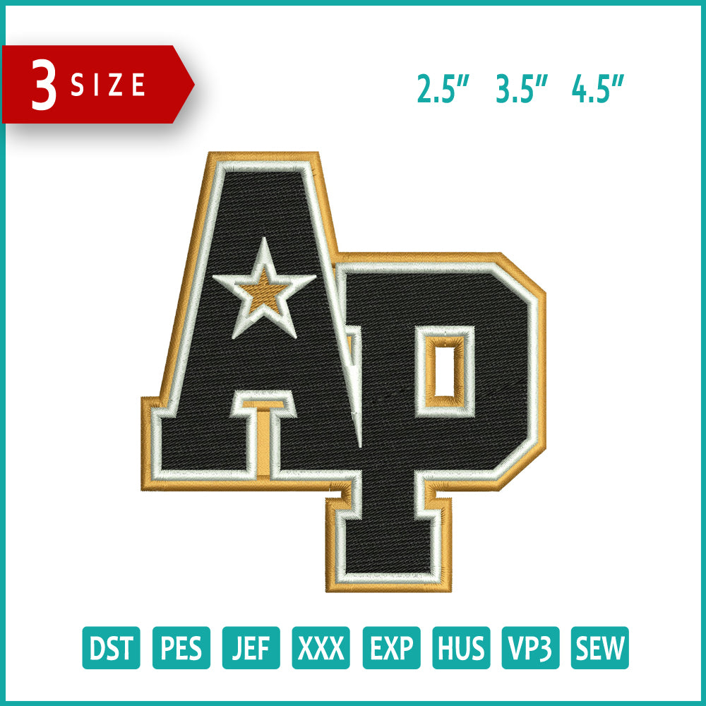 Atlanta Premier Embroidery Design Files - 3 Size's