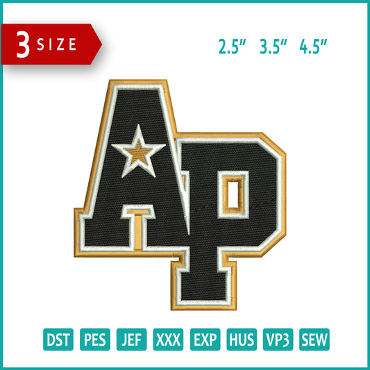 Atlanta Premier Embroidery Design Files - 3 Size's