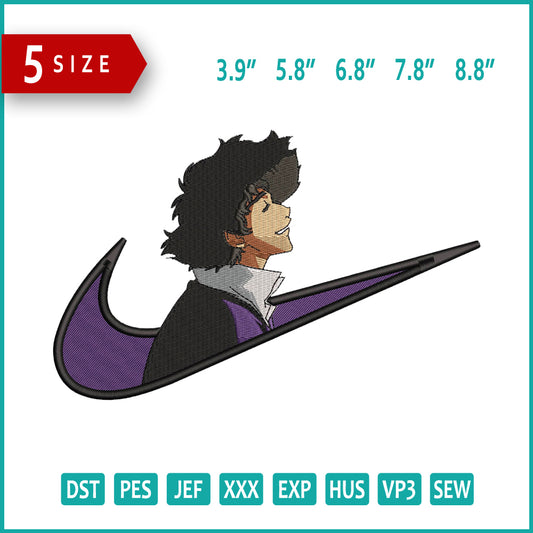 Cowboy Bebop Swoosh v2 Embroidery Design Files - 5 Size's