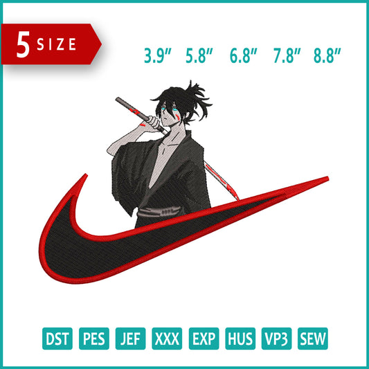 Yato Noragami Embroidery Design Files - 5 Size's