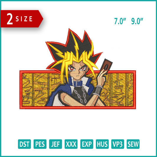 Yu Gi Oh Embroidery Design Files - 2 Size's
