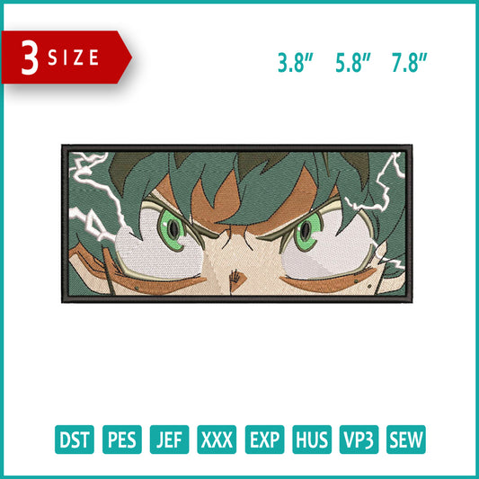 Deku Embroidery Design Files - 3 Size's