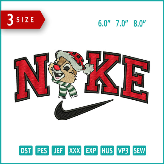 Nike Dale v2 Embroidery Design Files - 3 Size's