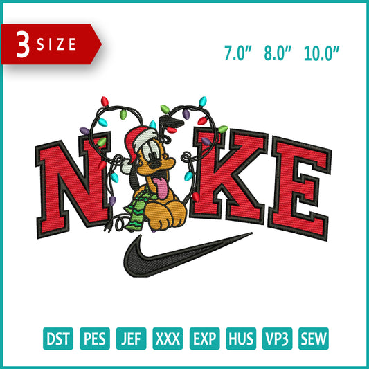 Nike Pluto v9 Embroidery Design Files - 3 Size's