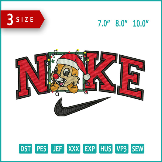 Nike Dale v4 Embroidery Design Files - 3 Size's