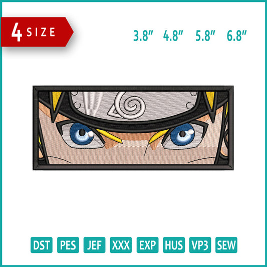 Naruto Uzumaki v5 Embroidery Design Files - 4 Sizes