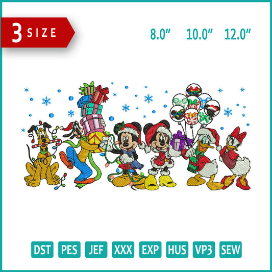 Disneyland Celebration  Embroidery Design Files - 3 Size's