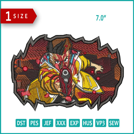 David Martinez Embroidery Design Files - 1 Size