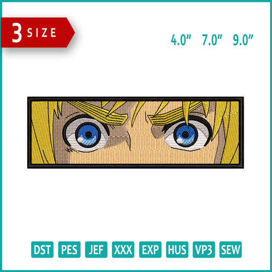 Armin Arlert Embroidery Design Files - 3 Size's