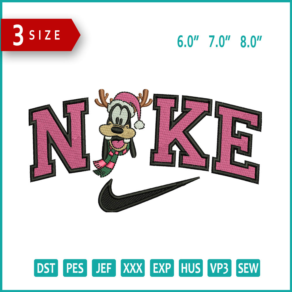 Nike Goofy v5 Duck Embroidery Design Files - 3 Size's