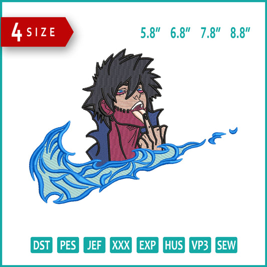 Dabi Swoosh Embroidery Design Files - 4 Size's