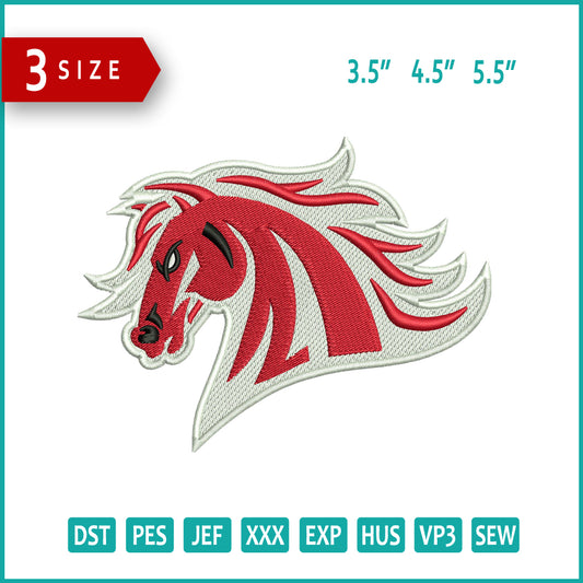 Horse v7 Embroidery Files - 3 Size's