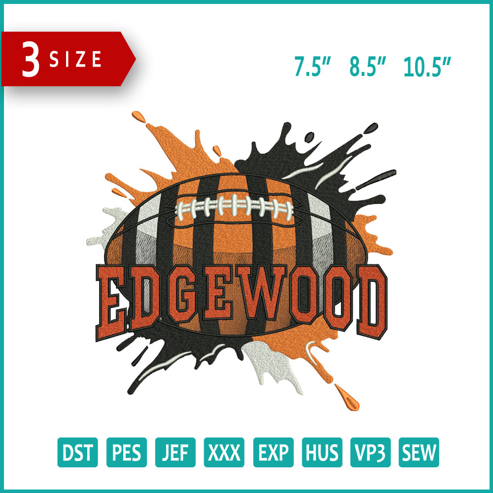 Edgewood Embroidery Design Files - 3 Size's