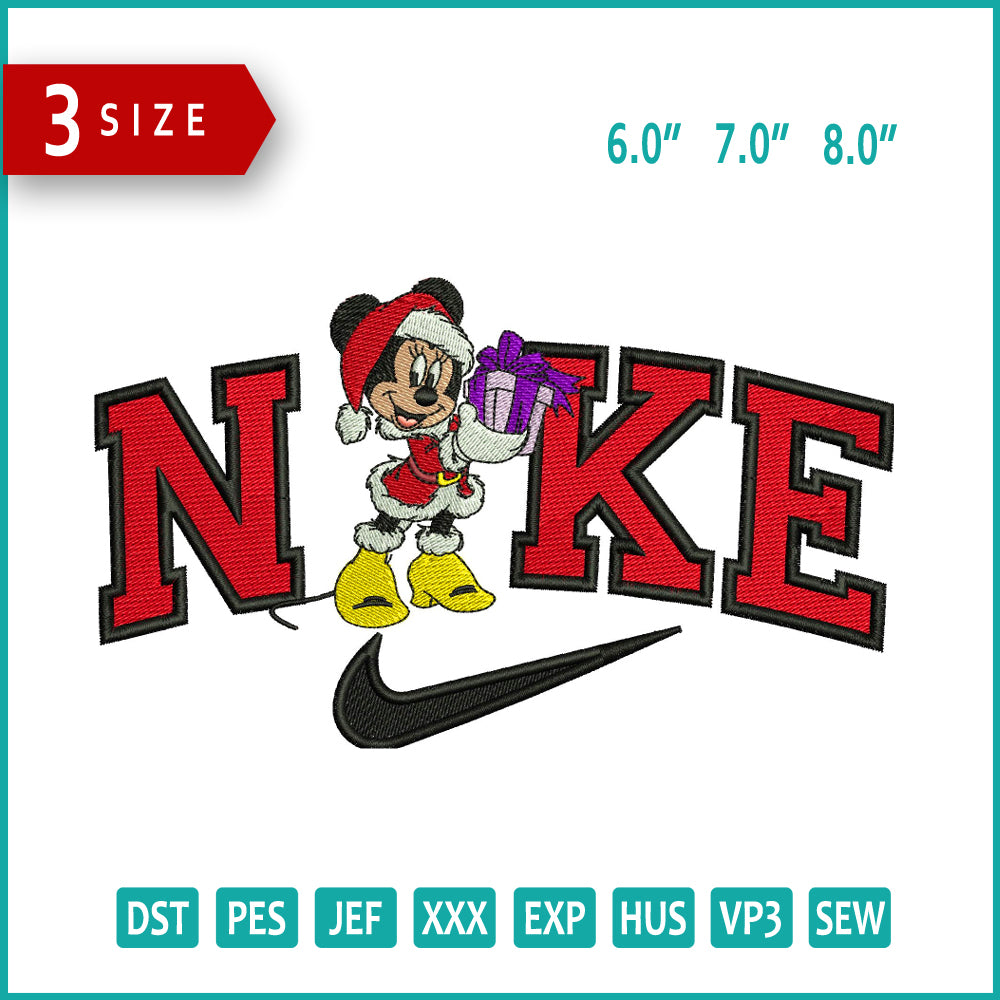 Nike Donald Duck v11 Embroidery Design Files - 3 Size's
