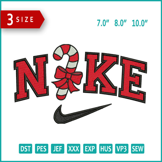 Nike Embroidery Candy v2 Embroidery Design Files - 3 Size's