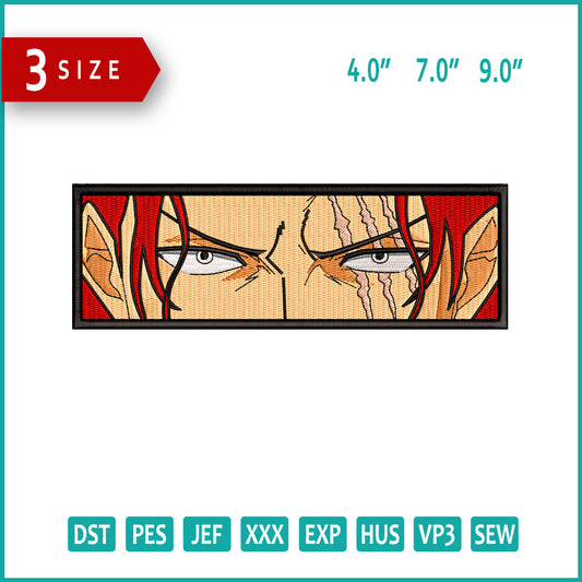 Akagami Shanks Eyes Embroidery - 3 Size's