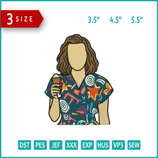 Eleven Embroidery Design Files - 3 Size's