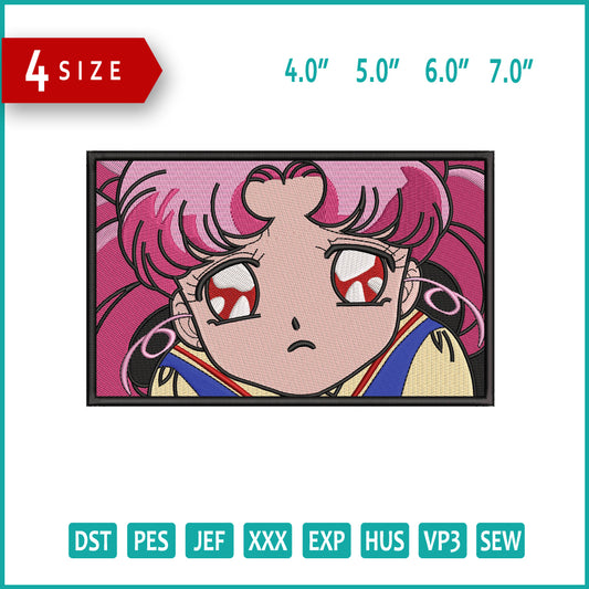 Sailor Moon v4 Embroidery Design Files - 4 Size's