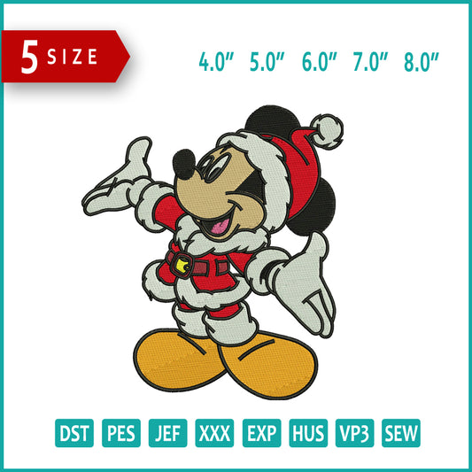 Mickey Mouse v3 Embroidery Design Files - 5 Size's
