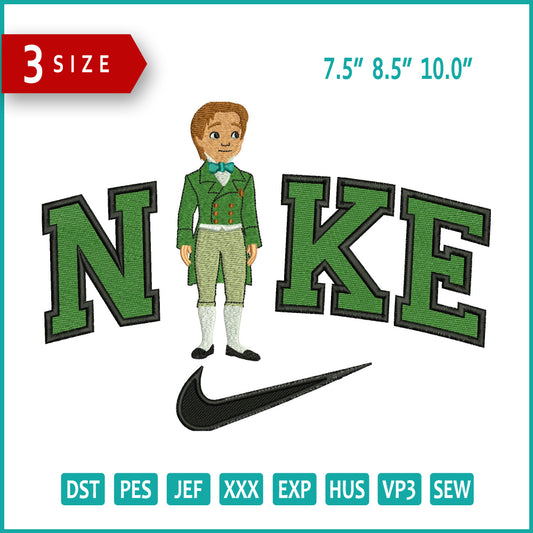 Nike Prince James Embroidery Design Files - 3 Size's