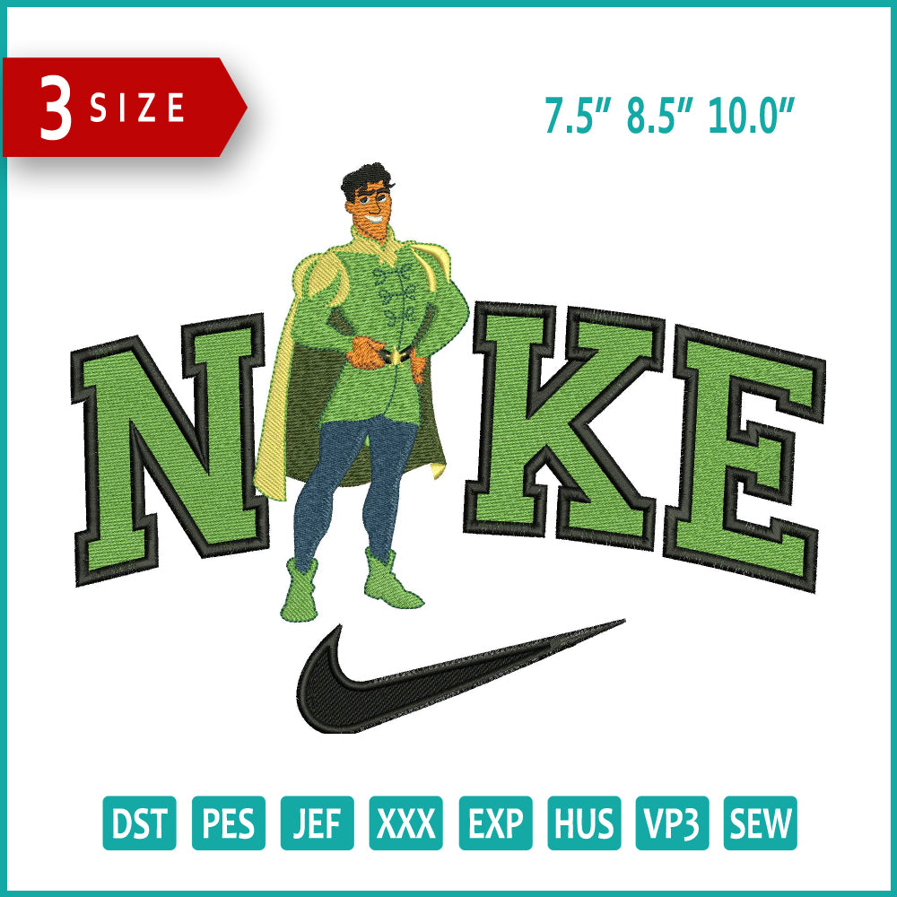 Nike Prince Naveen Embroidery Design Files - 3 Size's