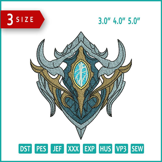 Clan Logo Embroidery Design Files - 3 Size's