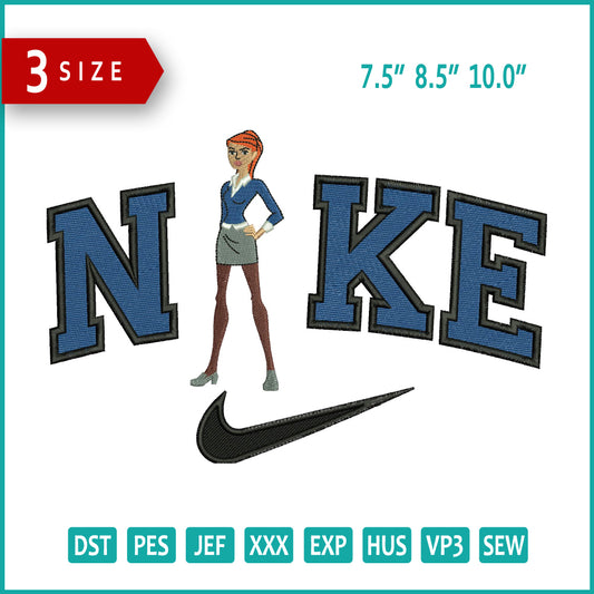 Nike Gwen Embroidery Design Files - 3 Size's