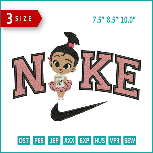 Nike Staci Embroidery Design Files - 3 Size's