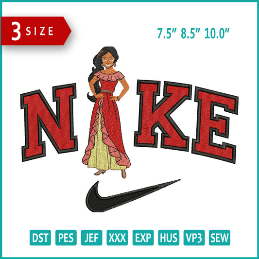 Nike Elena Embroidery Design Files - 3 Size's