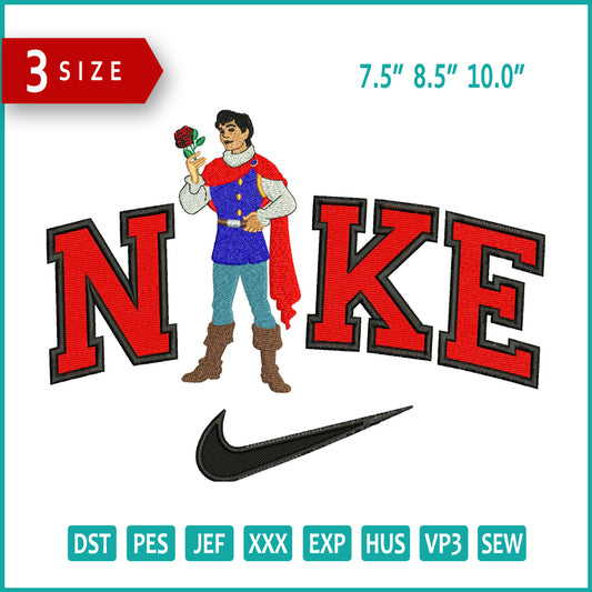 Nike Prince Frederick Embroidery Design Files - 3 Size's