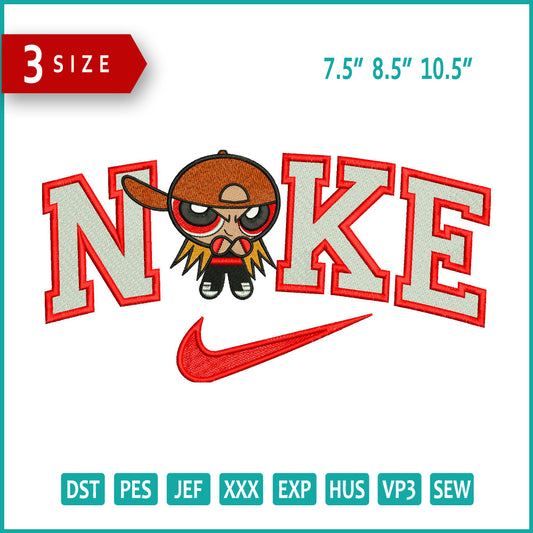 Nike Brick Embroidery Design Files - 3 Size's