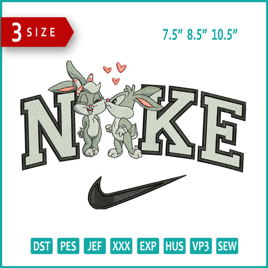 Nike Baby Lola with Baby Bugs Embroidery Design Files - 3 Size's