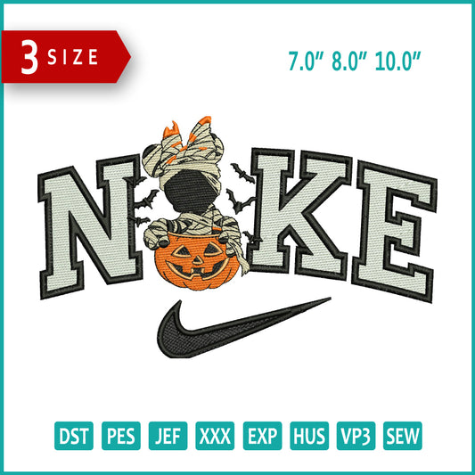 Archivos de bordado Nike Mickey Mouse Ghost v2 (3 tamaños)
